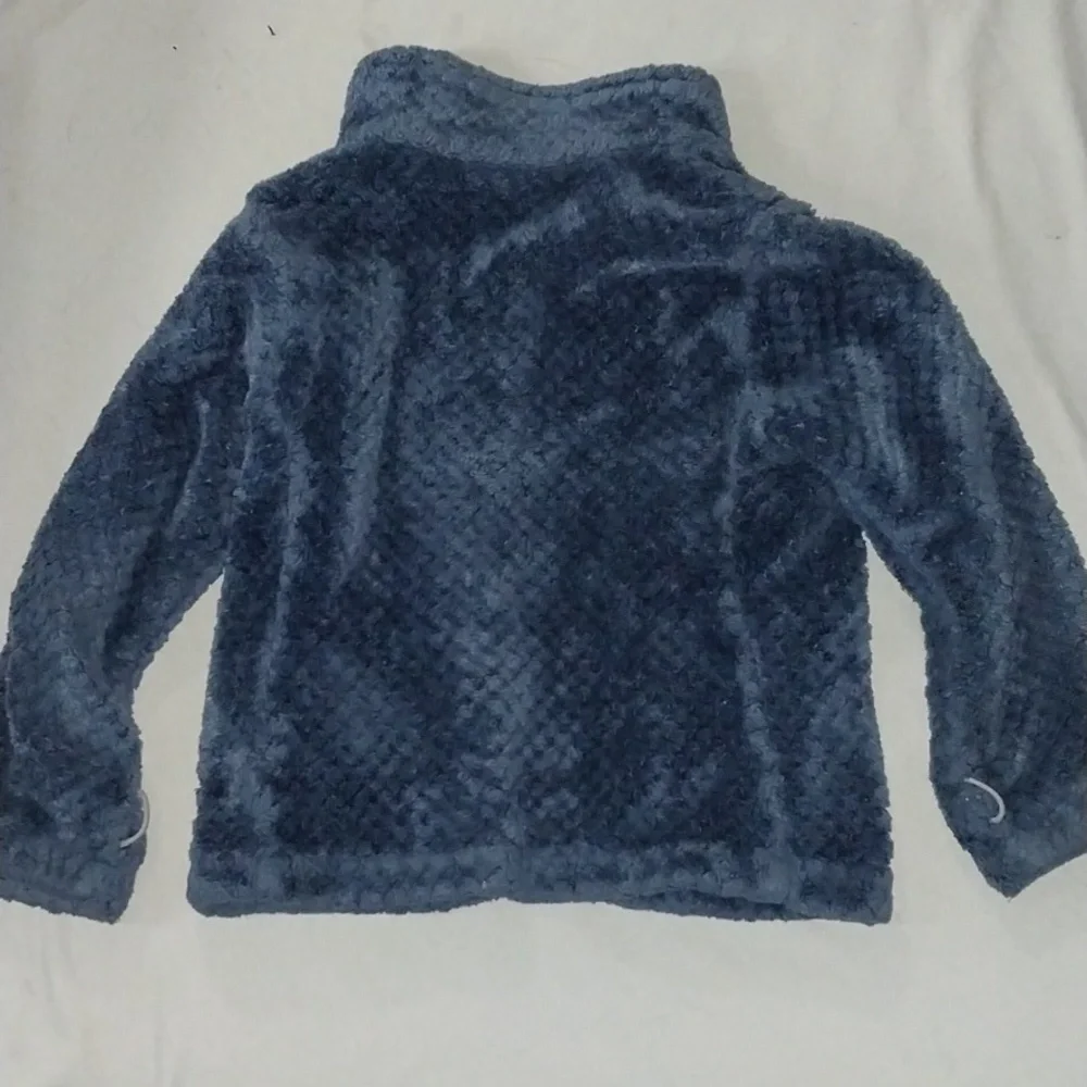 Columbia Fuzzy Fleece Blue Kids Jacket XXS 4/5